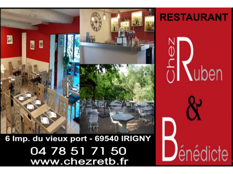 CHEZ Ruben & Bénédicte Restaurant 69540 IRIGNY