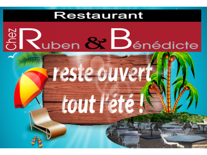 OUVERT TOUT L'ÉTÉ
